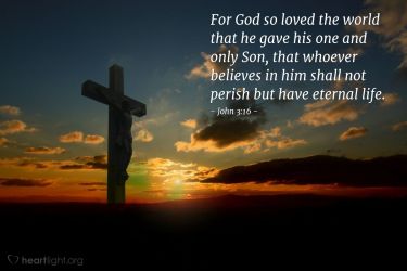 Illustration of the Bible Verse John 3:16