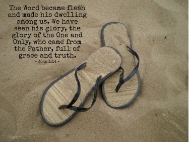 Illustration of the Bible Verse John 1:14