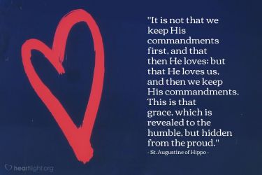 Illustration of the Bible Verse Quote by St. Augustine of Hippo