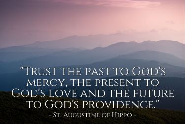 Illustration of the Bible Verse Quote by St. Augustine of Hippo