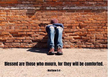 Illustration of the Bible Verse Matthew 5:4