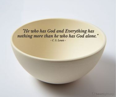 Illustration of the Bible Verse Quote by C. S. Lewis