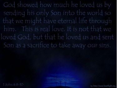 PowerPoint Background: 1 John 4:9-10