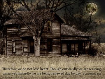 PowerPoint Background: 2 Corinthians 4:16 Text