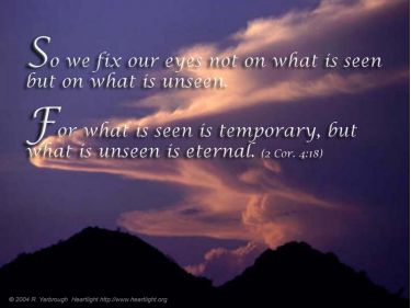 PowerPoint Background: 2 Corinthians 4:18