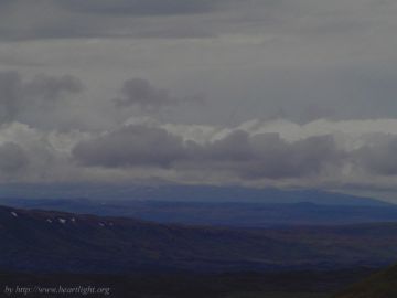 PowerPoint Background: Denali Clouds -- Song Background