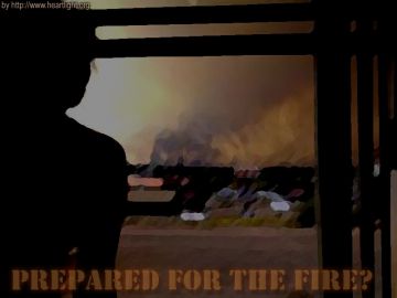PowerPoint Background: Fearing the Flames