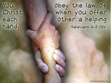 Illustration of the Bible Verse Galatians 6:2