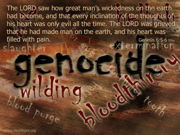 PowerPoint Background: Genesis 6:5-6 Discard