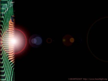 PowerPoint Background: High Tech - Side Flare
