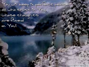 PowerPoint Background: Isaiah 26:3 Text
