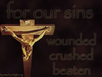 PowerPoint Background: Isaiah 53:5 - For Our Sins
