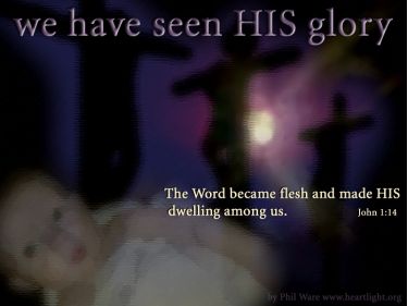 PowerPoint Background: John 1:14 - Main