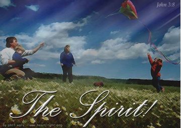 PowerPoint Background: John 3:8 - The Spirit