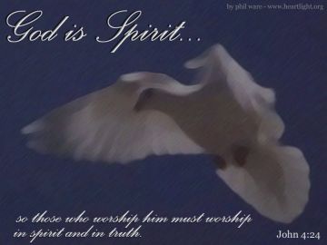 PowerPoint Background: John 4:24 - Scripture
