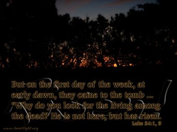 PowerPoint Background: Luke 24:1-5 Full