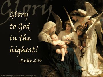 PowerPoint Background: Luke 2:14