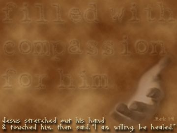 PowerPoint Background: Mark 1:41