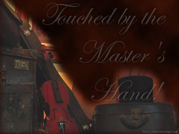 PowerPoint Background: Master's Hand