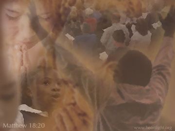 PowerPoint Background: Matthew 18:20 Prayer