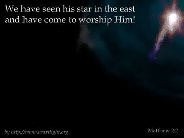 PowerPoint Background: Matthew 2:2