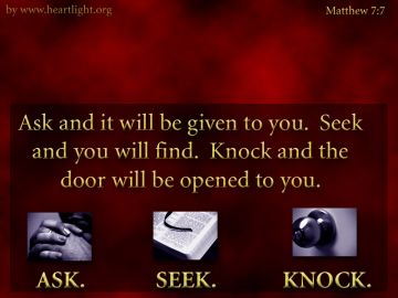 PowerPoint Background: Matthew 7:7