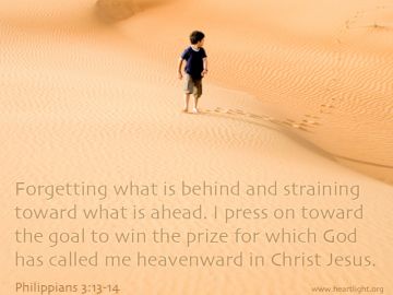 PowerPoint Background: Philippians 3:13-14 Text