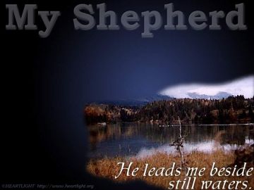 PowerPoint Background: Psalm 23:2 b