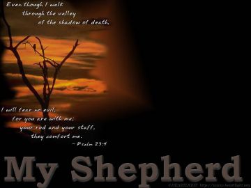 PowerPoint Background: Psalm 23:4