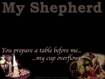 PowerPoint Background: Psalm 23:5