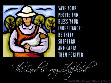 PowerPoint Background: Psalm 28:9