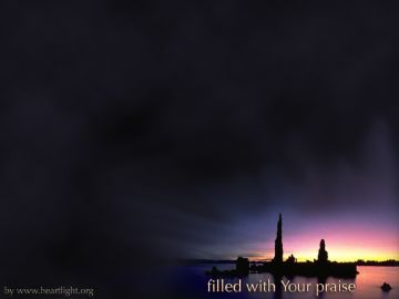 PowerPoint Background: Psalm 71:8 - Song