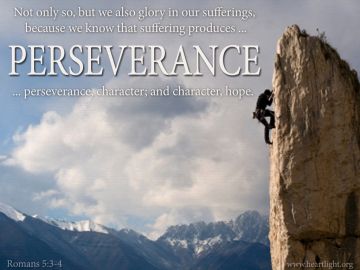 PowerPoint Background: Romans 5:3-4 Full