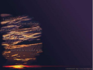 PowerPoint Background: Romans 8:18 - Light