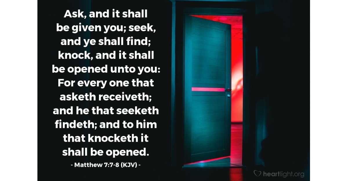 Matthew 778 (KJV) — Today's Verse for Friday, July 7, 2000