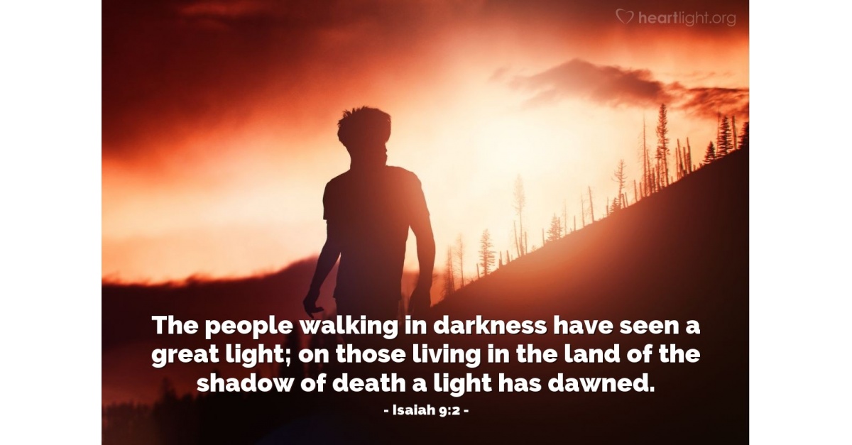 Isaiah 9:2 — Verse of the Day for 09/02/2004