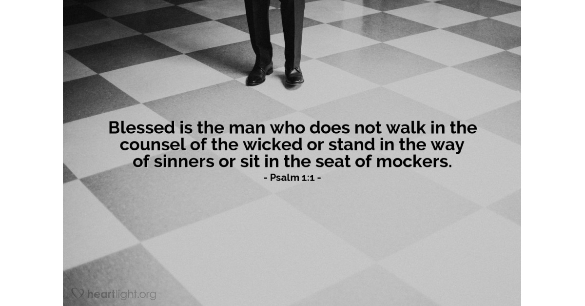 Psalm 1:1 — Verse of the Day for 01/25/2001