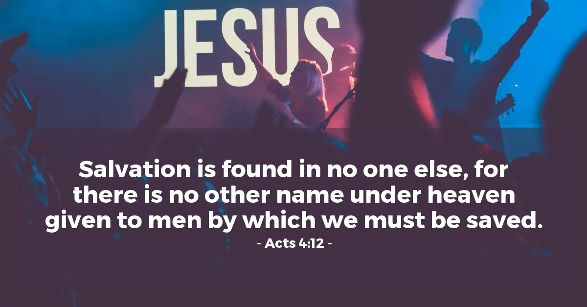 Acts 4 12 Today S Verse For Tuesday March 2 1999 Acts 4 12 Today S Verse For Tuesday March 2 1999