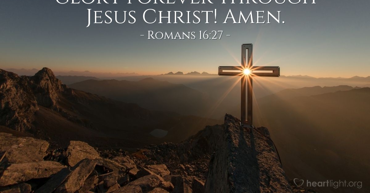 Romans 16 27 Today S Verse For Tuesday November 22 2011