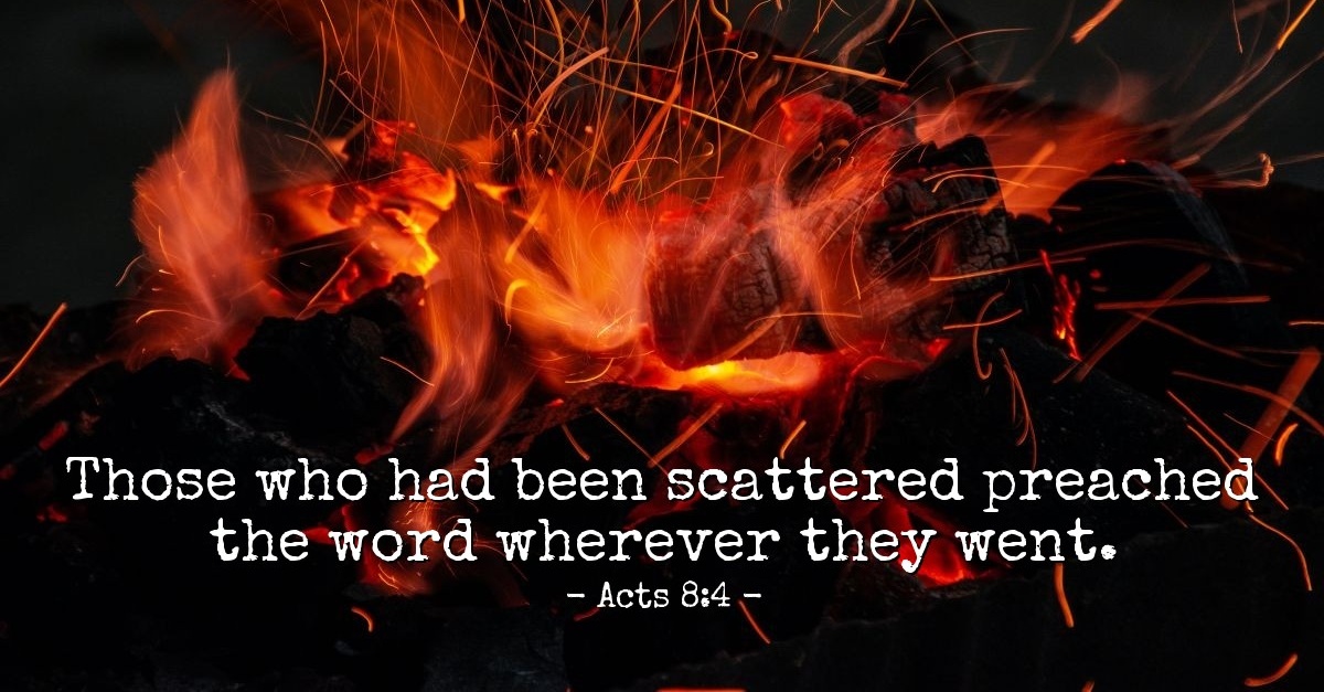 Acts 8:4 — Verse of the Day for 08/04/2016