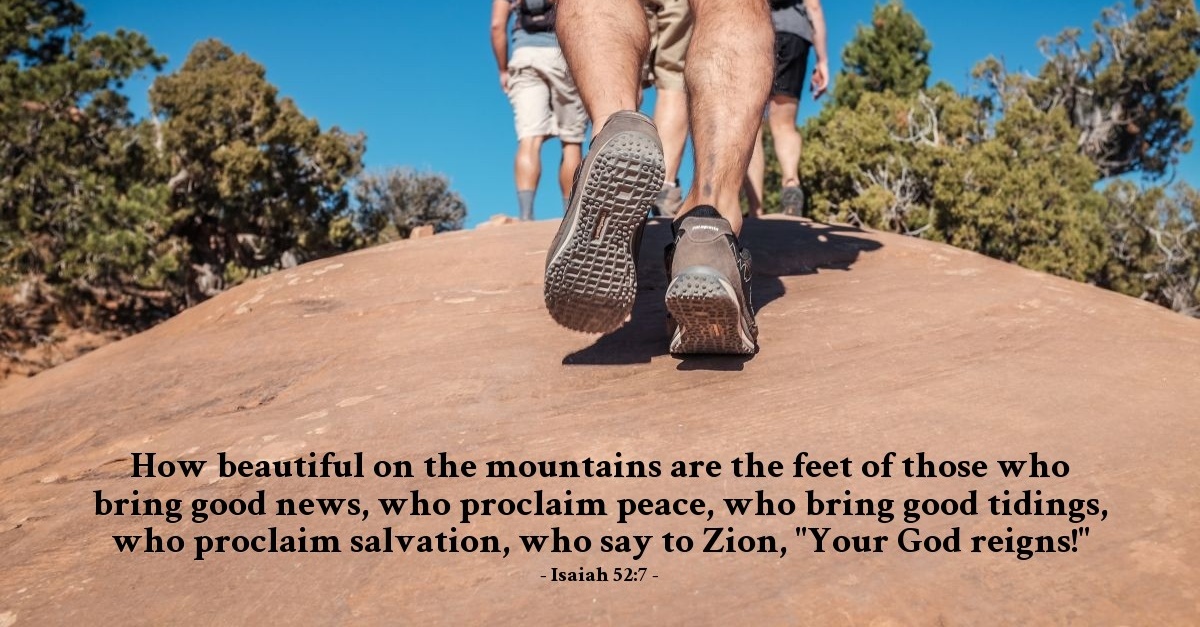 Isaiah 52:7 — Daily Wisdom for Thursday, June 14, 2018