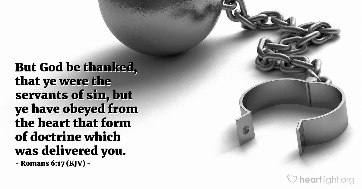 Romans 6:17 (KJV) — Today's Verse for Sunday, June 17, 1956