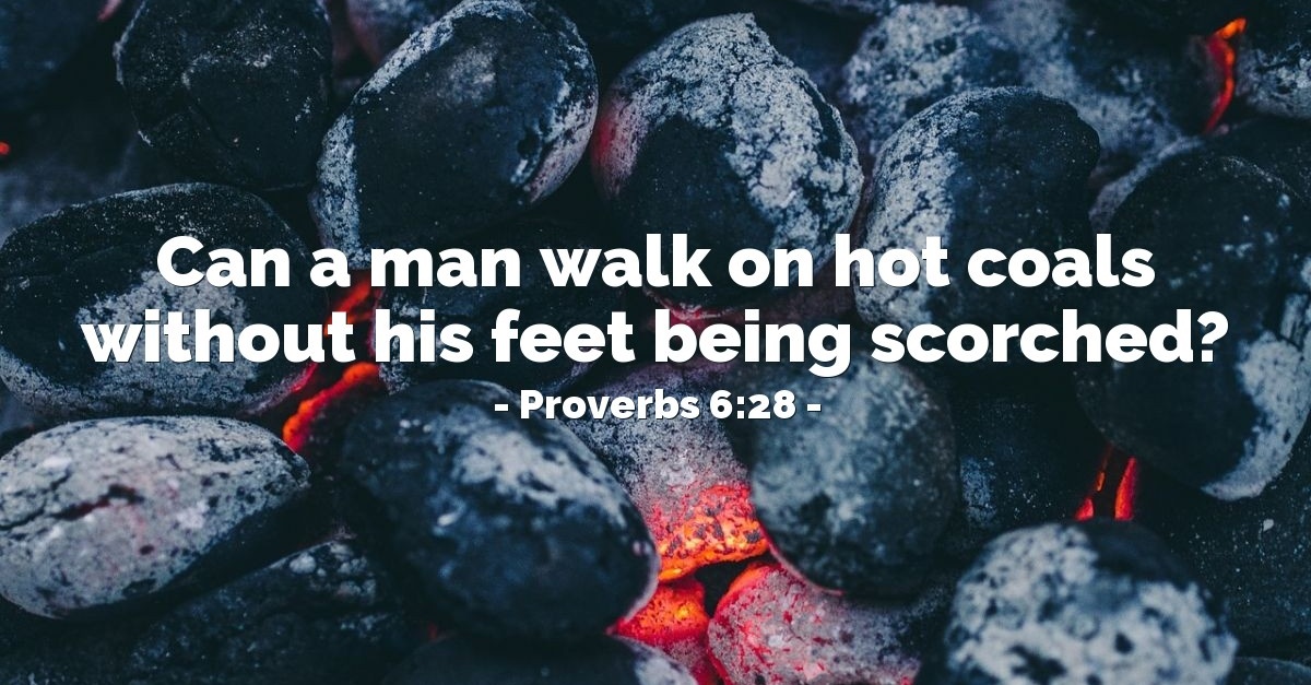 Proverbs 6:28 — Verse of the Day for 08/01/1999