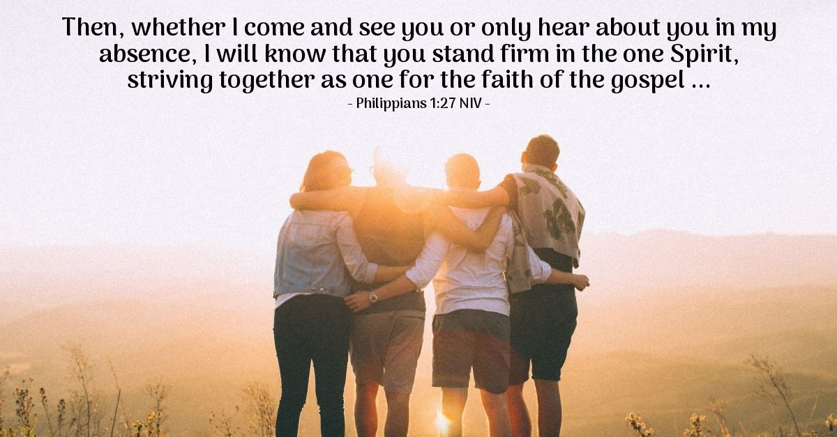 'Standing Firm in One Spirit' — Philippians 1:27 NIV (God's Holy Fire)