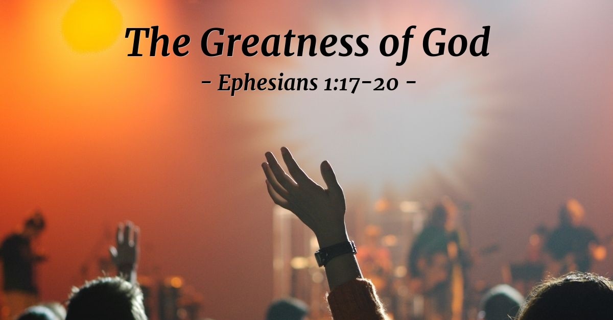 'The Glory of God' — Ephesians 1:20-22 (Praying with Paul)