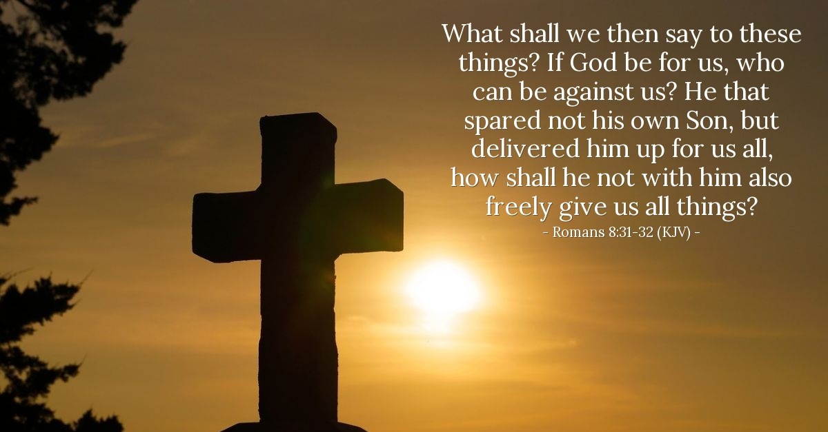 Romans 8:31-32 (KJV) — Today's Verse for Thursday, August 3, 2017