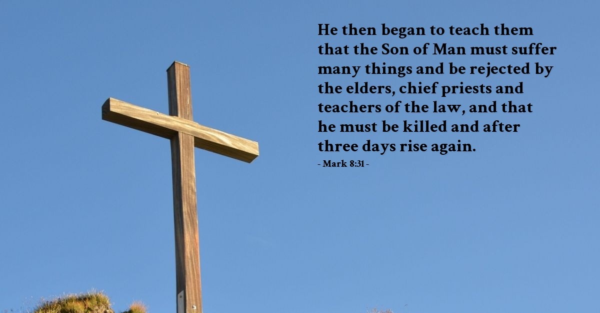 Mark 831 — Verse of the Day for 08/31/2008