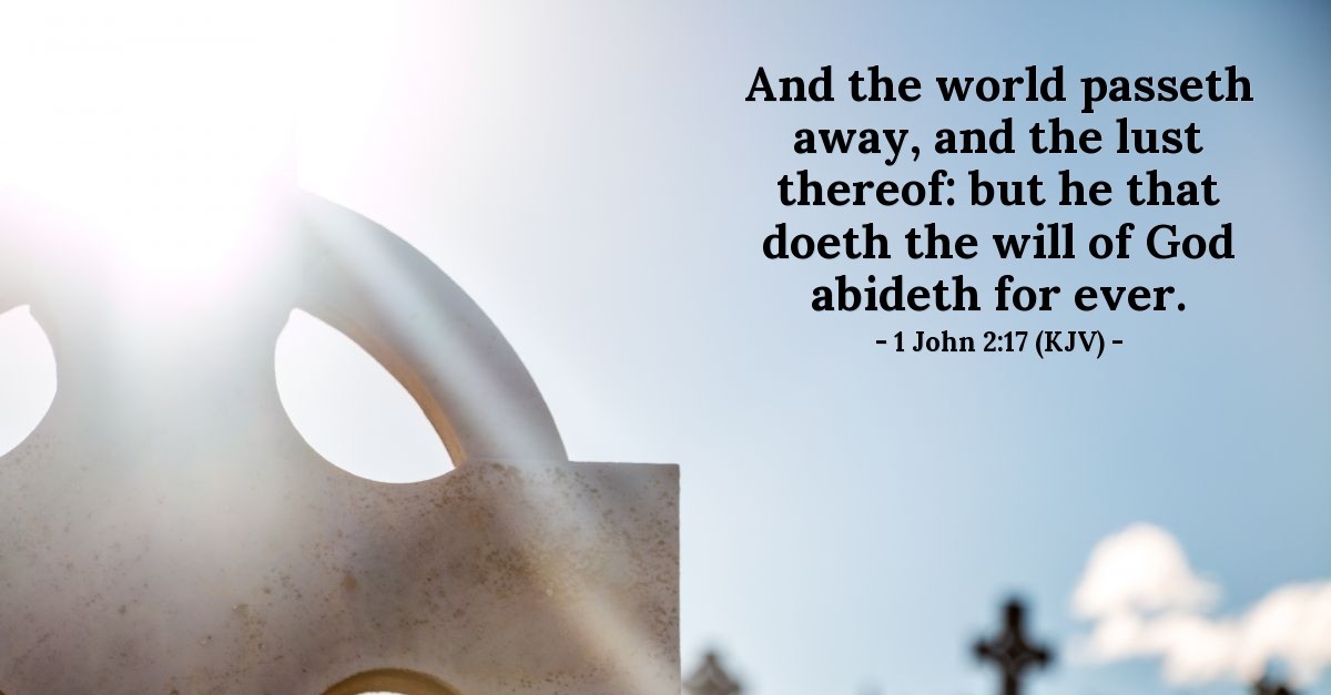 1 John 2:17 (KJV) — Daily Wisdom for Saturday, September 19, 1959