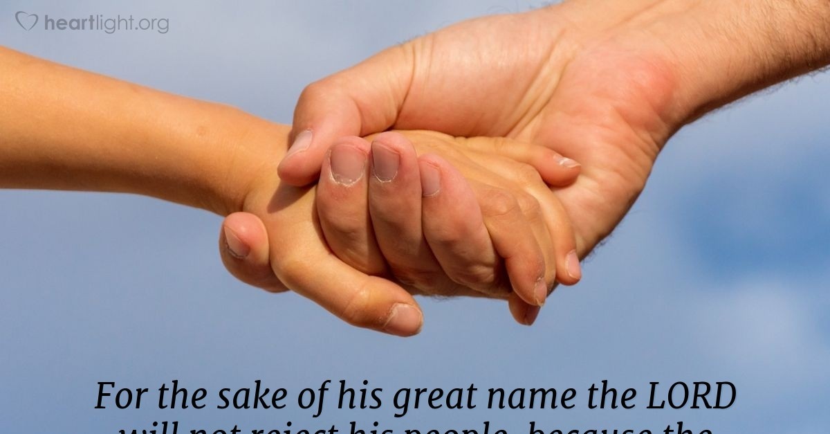1 Samuel 1222 Todays Verse For Wednesday December 22 2004 1 Samuel 1222 Todays Verse For Wednesday December 22 2004