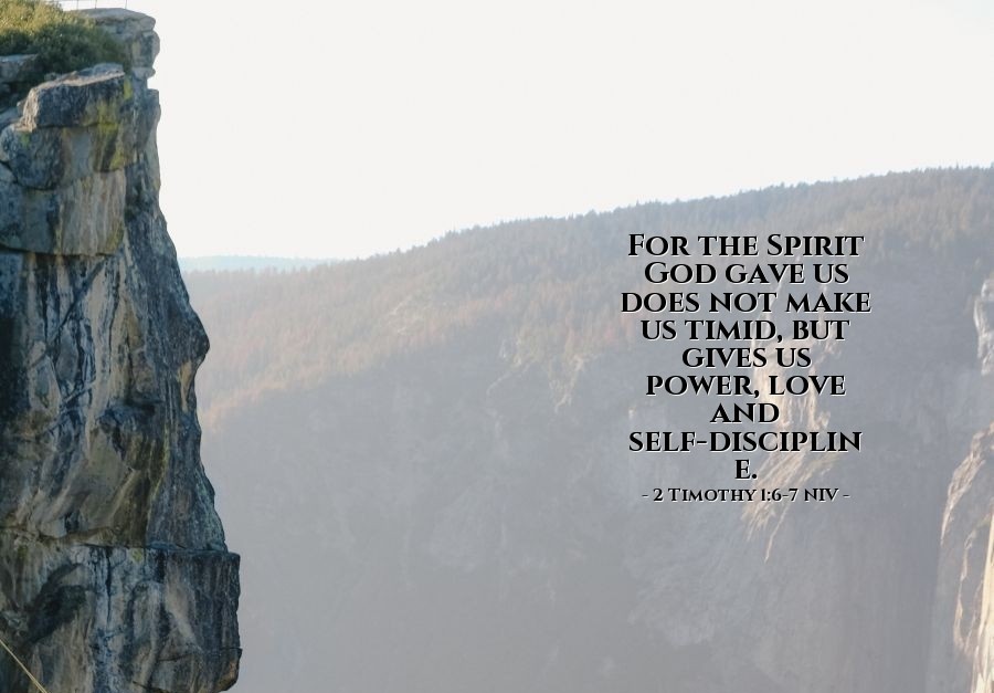 'Living Beyond Our Fears' — 2 Timothy 1:6-7 NIV (God's Holy Fire)